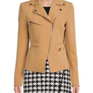 DKNY Tan Women's Moto Jacket NWT